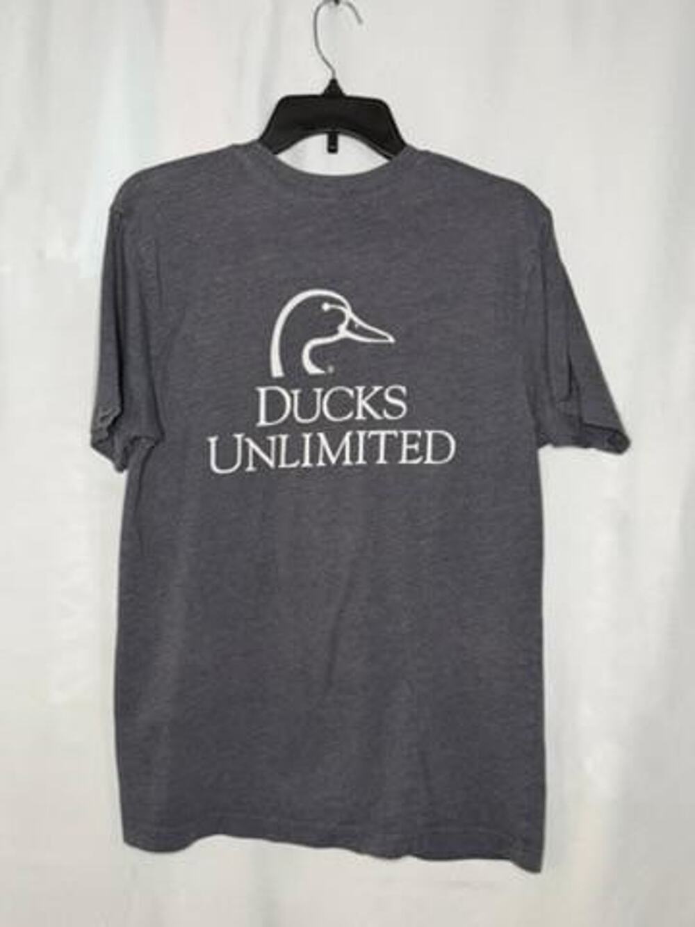 Ducks Unlimited Artisans T-Shirt Mens Medium Gray Short Sleeve Graphic Tee